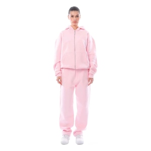 Chándal Ligero de Algodón para Mujer, con Logotipo Personalizado, Cremallera, Traje Deportivo para Correr, Moda de Invierno - Product Image 2