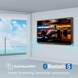 27-Inch Outdoor Full HD Smart TV 1080P 1500 Nits Brightness Waterproof TV for Balcony Terrace Yard Built-in Streaming - Product Image 5