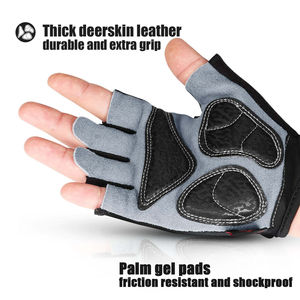 Muestra gratis Guantes de Ciclismo de medio dedo personalizados Durable y transpirable para deportes al aire libre - Product Image 3