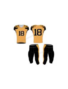 Impresión personalizada Diseño de sublimación Uniformes de fútbol americano Conjuntos transpirables de moda para jóvenes y adultos - Product Image 2