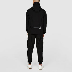 Mens <b>Reflective</b> Windbreaker <b>Jacket</b> Tracksuit Set 2 Piece Zipper <b>Running</b> Tracksuit With Multipockets 2026 - Product Image 6