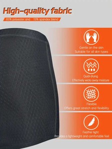 กางเกงขาสั้นอัดโฟม EVA สำหรับผู้ชายดีไซน์ไร้รอยต่อผ้ายืดสแปนเด็กซ์สำหรับใส่เล่นกีฬาแบบถัก - Product Image 6