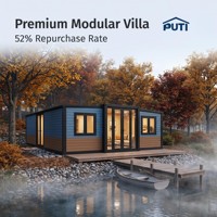 Conteneur industriel de 40 pieds, système préfabriqué durable, aménagement spacieux, immeuble d'appartements, solution clé en main