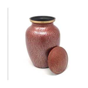 Artesanías más vendidas Urna roja Suministros funerarios Venta al por mayor Urna de aluminio Calidad de exportación de cremación con alta calidad - Product Image 4