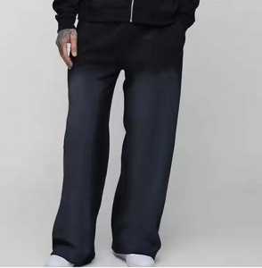 Nouveau survêtement unisexe en molleton 100 % coton imprimé délavé à l'acide, coupe unie, à capuche, grande taille, personnalisable, coupe-vent et respirant, collection Hiver 2026 - Product Image 3