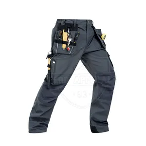 Factory Made Straight Long Work Wear Pants Outdoor Hiking Camping Multi Pockets Workwear Trouser