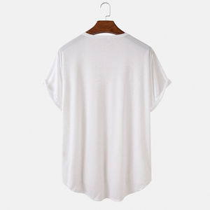 Venta al por mayor 100% algodón hombres camiseta con diseño reflectante nuevo diseño bajo MOQ - Product Image 3