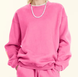 Sudadera de Forro Polar con Cuello Redondo, Ajuste Regular, Unisex, para Hombre, Bordado Personalizado, Mezcla de Poliéster/Algodón, Primavera - Product Image 4