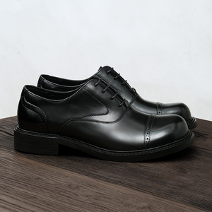 Zapatos de Negocios de Cuero Genuino con Suela Resistente al Desgaste y Plantilla Transpirable, Zapatos Formales para Hombre, Zapatos de Oficina - Product Image 2