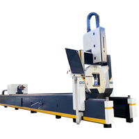 OCEAN LINK 240mm Mandrin Automatique Laser Tuyau Machine De Découpe pour U I L Acier Cutter Tube CNC Logiciel Contrôle Eau DWG DXF-Nouveau