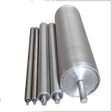 Rodillo transportador de acero dulce con recubrimiento por pulverización de aluminio y zinc de cobre para aplicaciones industriales de manipulación de tinta y materiales - Product Image 4