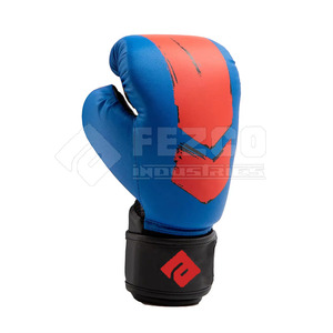 Gants de boxe en cuir PU avec logo personnalisé avec évacuation de l'humidité et fermeture à crochet et boucle couleurs personnalisées vente en gros de haute qualité - Product Image 4