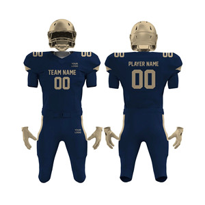Uniforme de fútbol americano de diseño personalizado de la mejor calidad, conjuntos de talla grande con logotipo y número personalizados - Product Image 1