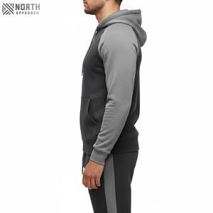 Venta al por mayor señoras de algodón gimnasio sudaderas con capucha de manga larga chándal con rayas logotipo personalizado Casual chándal con capucha para las mujeres de lujo - Product Image 6