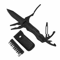 Ensemble de pinces pliantes multifonctionnelles en acier inoxydable, outil multi-usage portable avec couteau de poche pour le camping en plein air