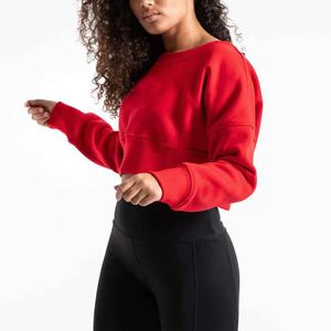 เสื้อฮู้ดผ้าคอตตอนถักแนวสตรีทแวร์ปล่อยไหล่ระบายอากาศเป็นมิตรต่อสิ่งแวดล้อมออกแบบได้ตามต้องการ - Product Image 3