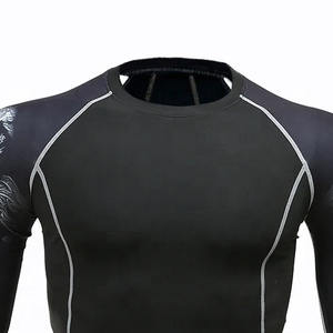 Chemises de compression pour hommes parfaitement coupées et cousues, design maître avec étiquette privée pour chemises de compression pour hommes - Product Image 6