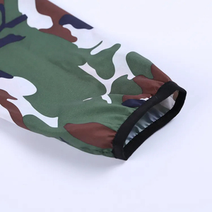 Veste coupe-vent imperméable en toile pour homme d'hiver, col montant, logo sur le devant, coupe ajustée, décontractée, chaude, best-seller - Product Image 6