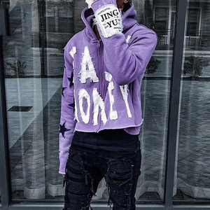 Sweat-shirt à capuche brodé pour homme en molleton 100% coton Logo personnalisé Sweat-shirts unisexes pour homme 2026 - Product Image 5