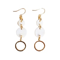 Boucles d'oreilles en corne naturelle 100% pour femmes et filles, artisanat brillant poli pour taille personnalisée