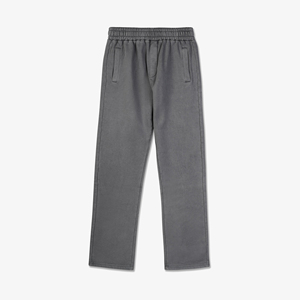 Pantalon de jogging décontracté pour homme, gris, coupe droite, 100% coton, respirant, séchage rapide, fermeture à cordon, léger, pour l'hiver - Product Image 4