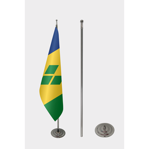 Saint-Vincent-et-les-Grenadines Official Indoor Flag Custom Digital Printed Cotton Silk Plastic <b>Banners</b> for Cars Aluminum - Product Image 2