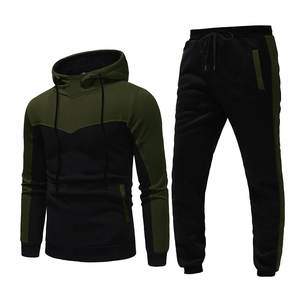 Conjunto de chándal de invierno personalizado de 2 piezas para hombre Sudadera con capucha transpirable de estilo sólido de algodón 100%-Hecho en Pakistán - Product Image 2