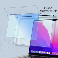 Filtre anti-lumière bleue Film de protection des yeux anti-éblouissement Protecteur d'écran anti-rayonnement amovible pour ordinateur portable 13.6"