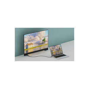 Netzy QG08 <b>8K</b> 60Hz for DisplayPort Cable 1.8m Converter with Type-C to USB Green Jacket Nylon for <b>Projector</b> Application - Product Image 3