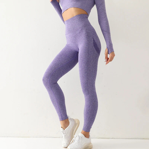 2024 pantalons de Yoga pour femmes personnalisés leggings de vêtements de sport en gros pour les femmes entraînement Fitness - Product Image 5