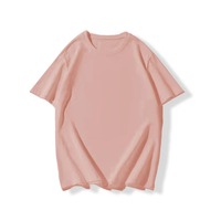 T-shirts de sport durables pour hommes, 100% coton, motif uni, anti-rétrécissement, col rond, manches courtes, pour la course à pied et la remise en forme