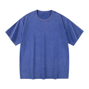 Alta calidad de impresión de pantalla personalizada Ringers 100% algodón camiseta fabricante de gran tamaño diseñador peso pesado camiseta para hombres - Product Image 1