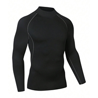 Speemo Sports T-shirt de compression à manches courtes pour homme, respirant, en maille, couche de base, pour entraînement sportif – Polyester Spandex extensible, coupe ajustée