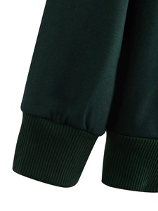 Sweat-shirts à capuche demi-zippés 100% coton, été, uni, respirant, séchage rapide, impression numérique, streetwear unisexe - Product Image 4
