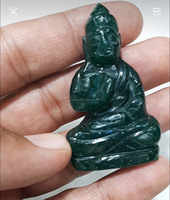 HARI OM CREATIONS Pierre précieuse naturelle en labradorite sculptée en forme d'aigle, effet irisé, certifiée IGI, origine Madagascar, pour la joaillerie