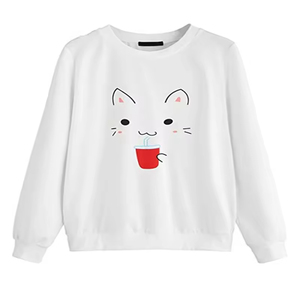 Sweat-shirt de qualité supérieure de style nouveau, vêtements pour femmes, ample, marque privée, vente en gros, vêtements décontractés, sweat-shirts pour femmes - Product Image 6