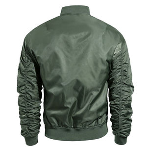 2023 Veste d'hiver pour hommes avec logo personnalisé Bomber noir de haute qualité avec col à capuche à séchage rapide Nouveau design en gros - Product Image 5