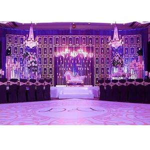 Paredes traseras de velas con estilo para decoración de escenario, escenario de boda, configuración de paredes de velas brillantes, decoración de paredes de velas de escenario de boda en inglés - Product Image 1