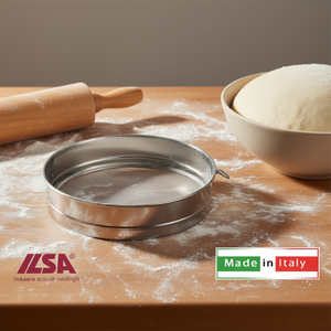 Setaccio per Farina Ilsa 30cm in Acciaio Inossidabile, Utensile per Pasticceria - Product Image 3