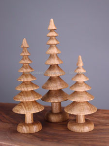 Arbre de Noël en bois en forme de pin, portable, léger, décoration de Noël, centre de table d'intérieur, arbre artificiel - Product Image 5