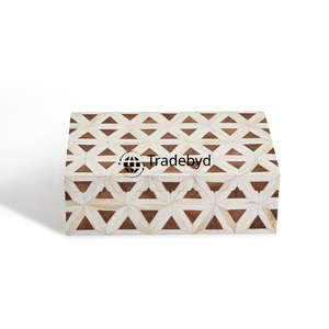 Boîte de rangement de luxe en incrustation d'os, idée cadeau artisanale pour maisons élégantes Tradebyd - Product Image 4