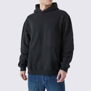 Clothing Manufacturers 2025 Custom Men's Oversize Heavyweight Pullover Hoodie Cotton Blended Puff Printing Winter 3D Pattern - Product Image 2