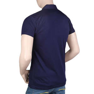Camiseta Elegante para Hombre - Azul Marino - Azul Marino/Azul - Product Image 2