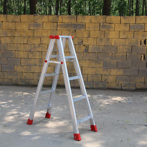 Échelle de sécurité pliante en aluminium à usages multiples avec marches antidérapantes et plate-forme large pour l'entretien quotidien de la maison - Product Image 2