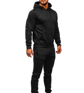 Chándal con capucha para hombre, conjuntos de chándal, trajes para hombre, suéter de otoño e invierno, chándal con capucha para hombre, algodón 100% - Product Image 3