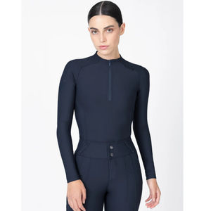 Camiseta de equitación transpirable y ligera OEM 2026, tejido elástico que absorbe la humedad, top deportivo para mujer para montar a caballo - Product Image 4