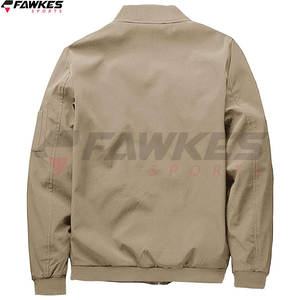 Chaquetas de bombardero de calidad única Chaquetas impermeables con cremallera Ropa informal para hombres Chaquetas de bombardero de diseño de alta calidad para hombres - Product Image 2