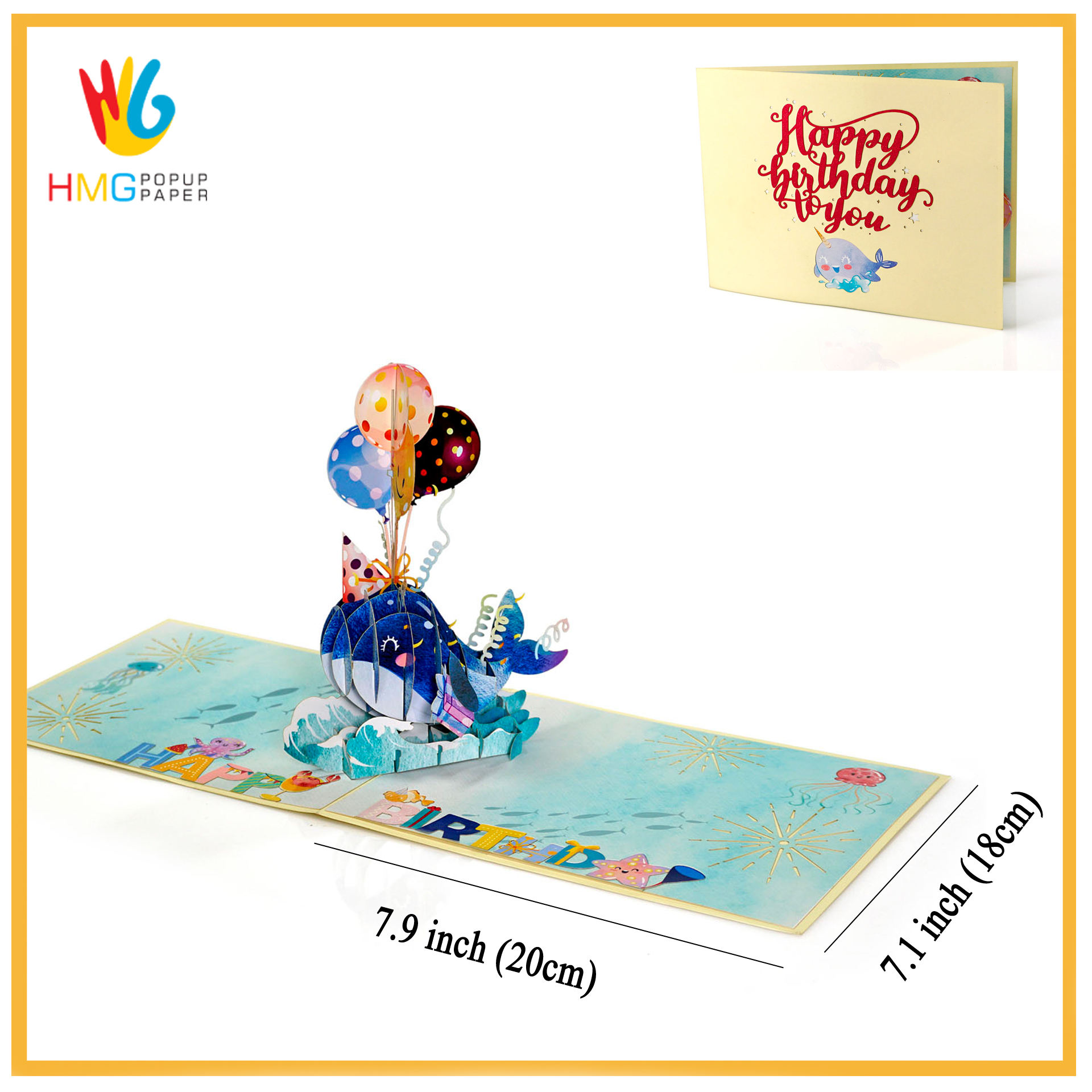 7.9 x 5.9 inch (20x15cm)