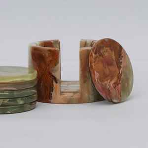 Custom Classic <b>Marble</b> <b>Coasters</b> with Logo Personalized Stone Drink Pads for Corporate Events Branding & Promotional Gifting - Product Image 6