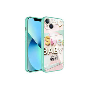 Coque ASMA NO5 Premium pour iPhone 13 Pro compatible, protection de l'appareil photo, motif, silicone dur, époxy, électroplaté, 11pro, 14 Plus - Product Image 1